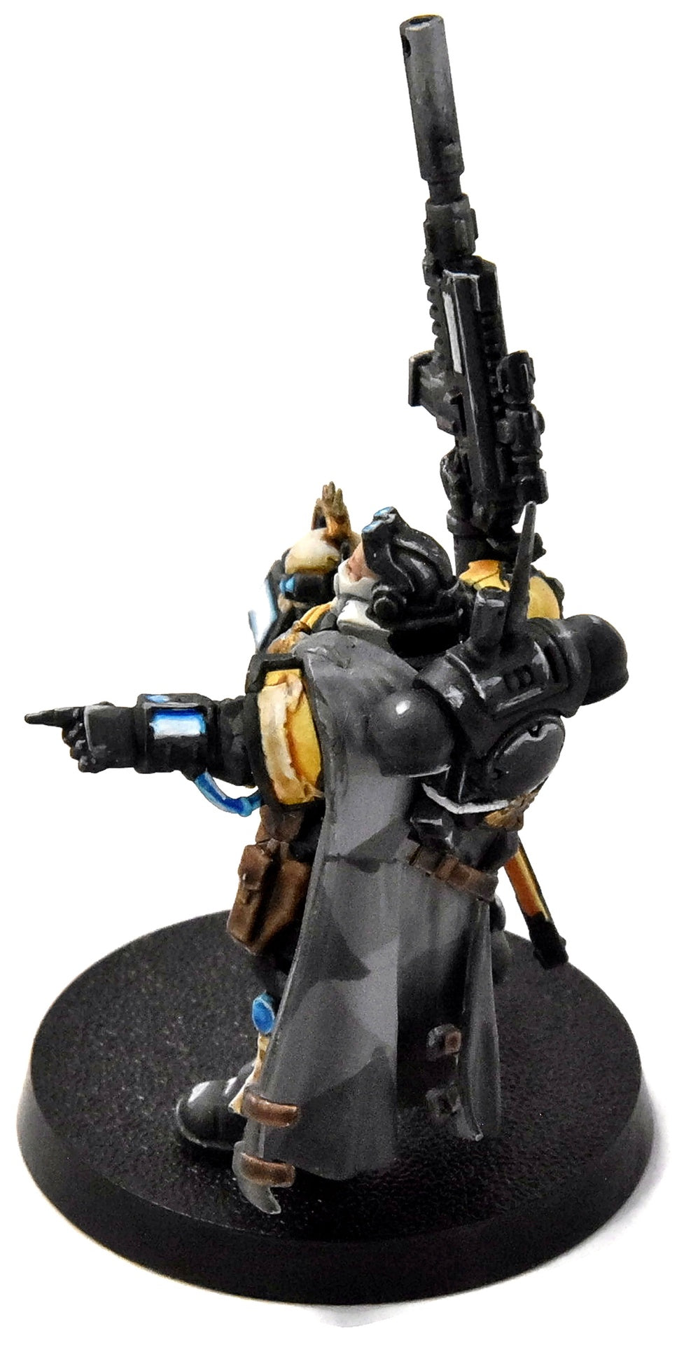 SPACE MARINES Imperial Fists Phobos Captain #4 WELL PAINTED Warhammer 40K