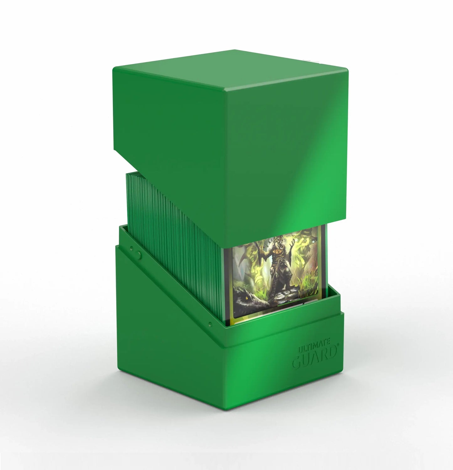 Ultimate Guard Deck Case Boulder 100+ Solid Green