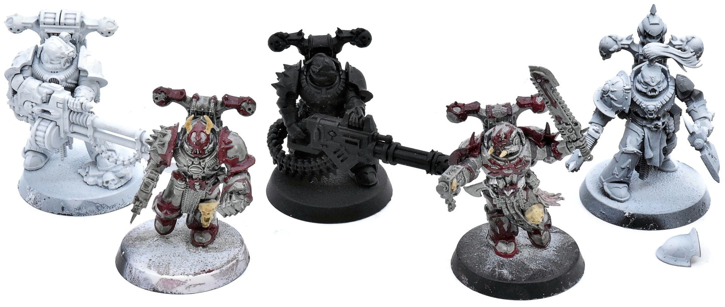 CHAOS SPACE MARINES 5 Legionaries #3 Warhammer 40K
