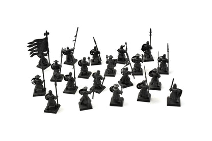 BRETONNIA 20 Men at Arms Not original Shield #1 PLASTIC Fantasy