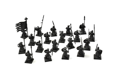 BRETONNIA 20 Men at Arms Not original Shield #1 PLASTIC Fantasy