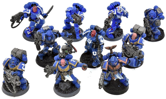 SPACE MARINES 10 Tactical Marines #1 METAL Warhammer 40K