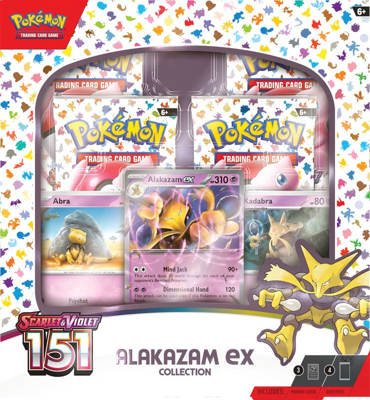 Pokemon TCG - Scarlet & Violet 151 Alakazam EX Collection Box