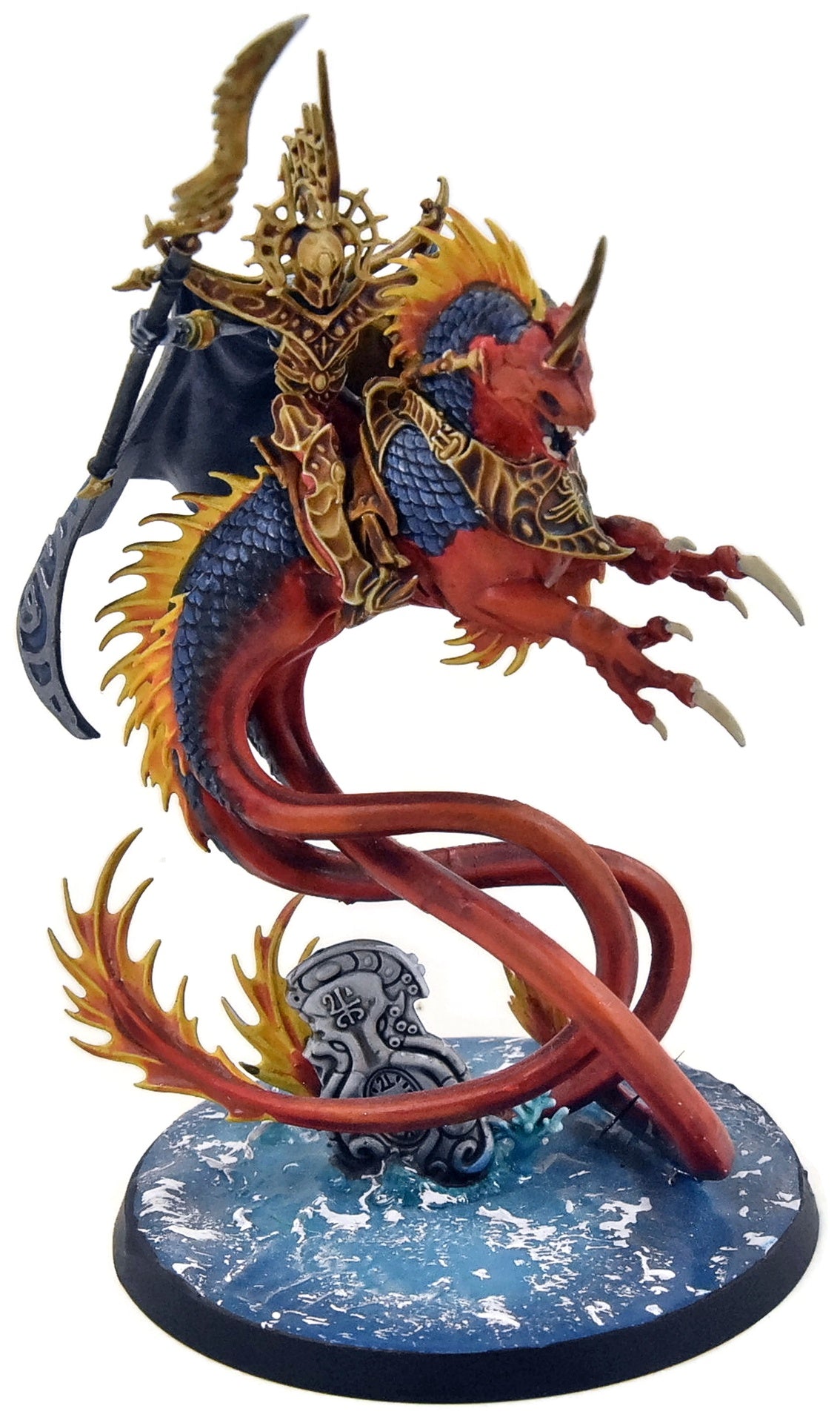 IDONETH DEEPKIN Akhelian King #1 BIEN PEINTÉ Sigmar
