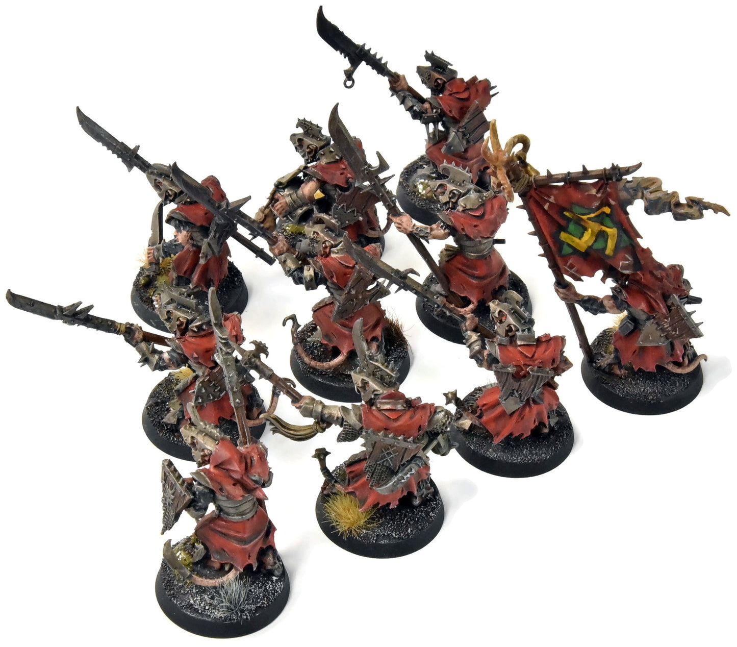SKAVEN 10 Stormvermin #1 WELL PAINTED Warhammer Sigmar