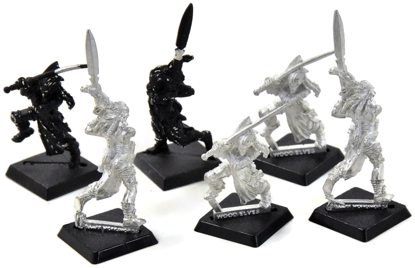 WOOD ELVES 6 Wardancers #2 METAL Warhammer Fantasy