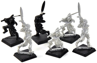 WOOD ELVES 6 Wardancers #2 METAL Warhammer Fantasy
