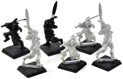 WOOD ELVES 6 Wardancers #2 METAL Warhammer Fantasy