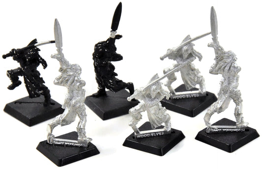 WOOD ELVES 6 Wardancers #2 METAL Warhammer Fantasy
