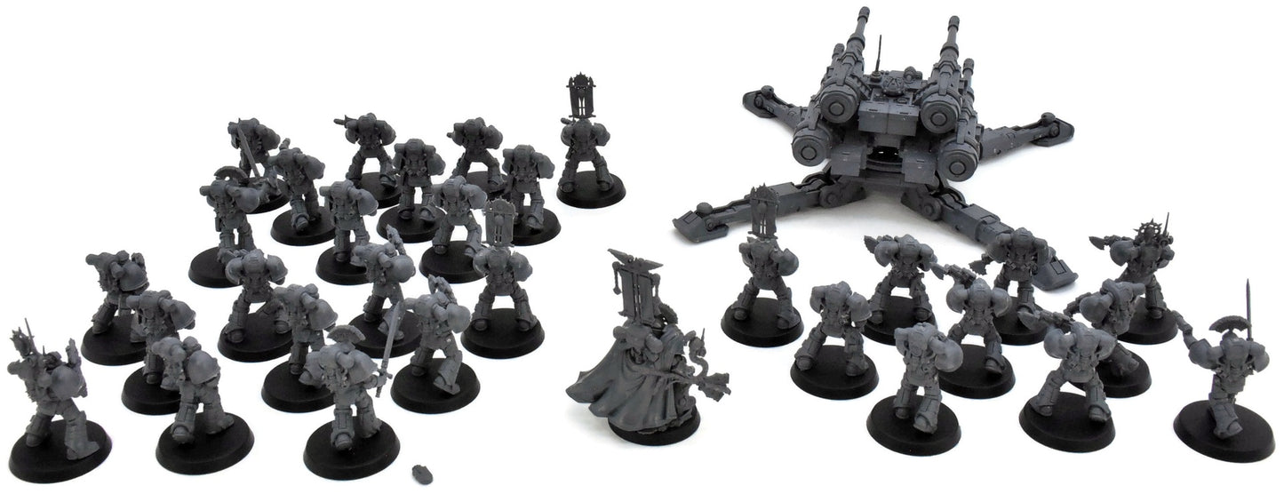 SATURNINE HALF BOX ARMY LOYALIST TRAITOR #2 Assembled 30K Platform HORUS HERESY