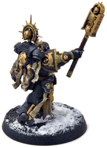 SPACE MARINES Primaris Chaplain Indomitus #1 WELL PAINTED Warhammer 40K