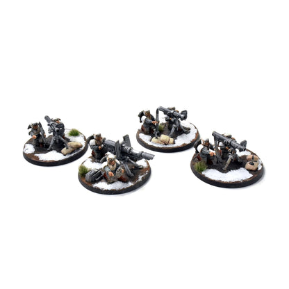 ASTRA MILITARUM 4 Cadian Heavy Weapons Team #4  WELL PAINTED 40K