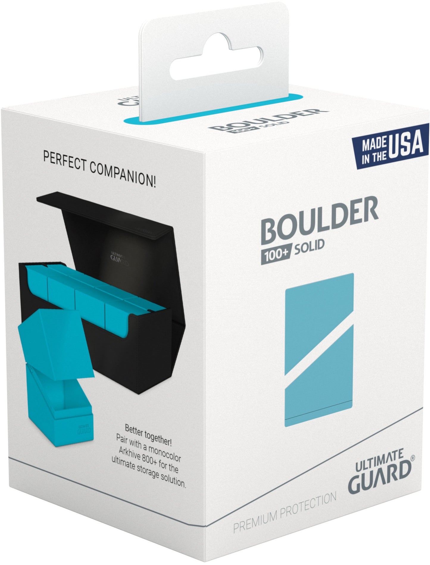 Ultimate Guard Deck Case Boulder 100+ Solid Turquoise