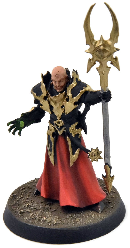 SLAVES TO DARKNESS Chaos Sorcerer Lord #1 WELL PAINTED Sigmar