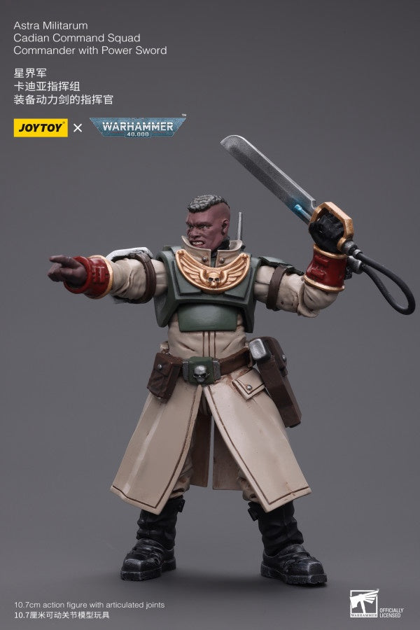 Cadian Command Squad Commander with Power Sword Astra Militarum Joy Toy