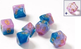 Sirius Dice Semi-translucent Baby Gummies 7-die Set