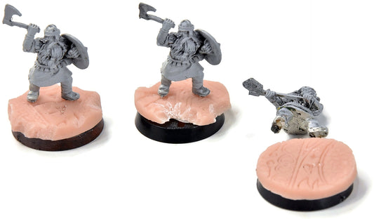 MIDDLE-EARTH 3 Dwarf Warriors #3 METAL LOTR