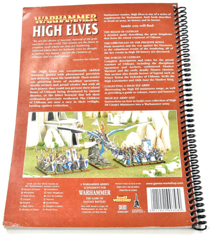 HIGH ELVES codex #2 Fantasy Used Good Condition