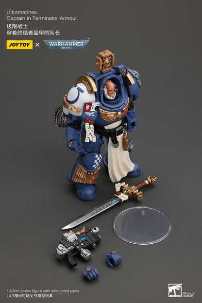 Capitaine en armure Terminator Ultramarines Joy Toy