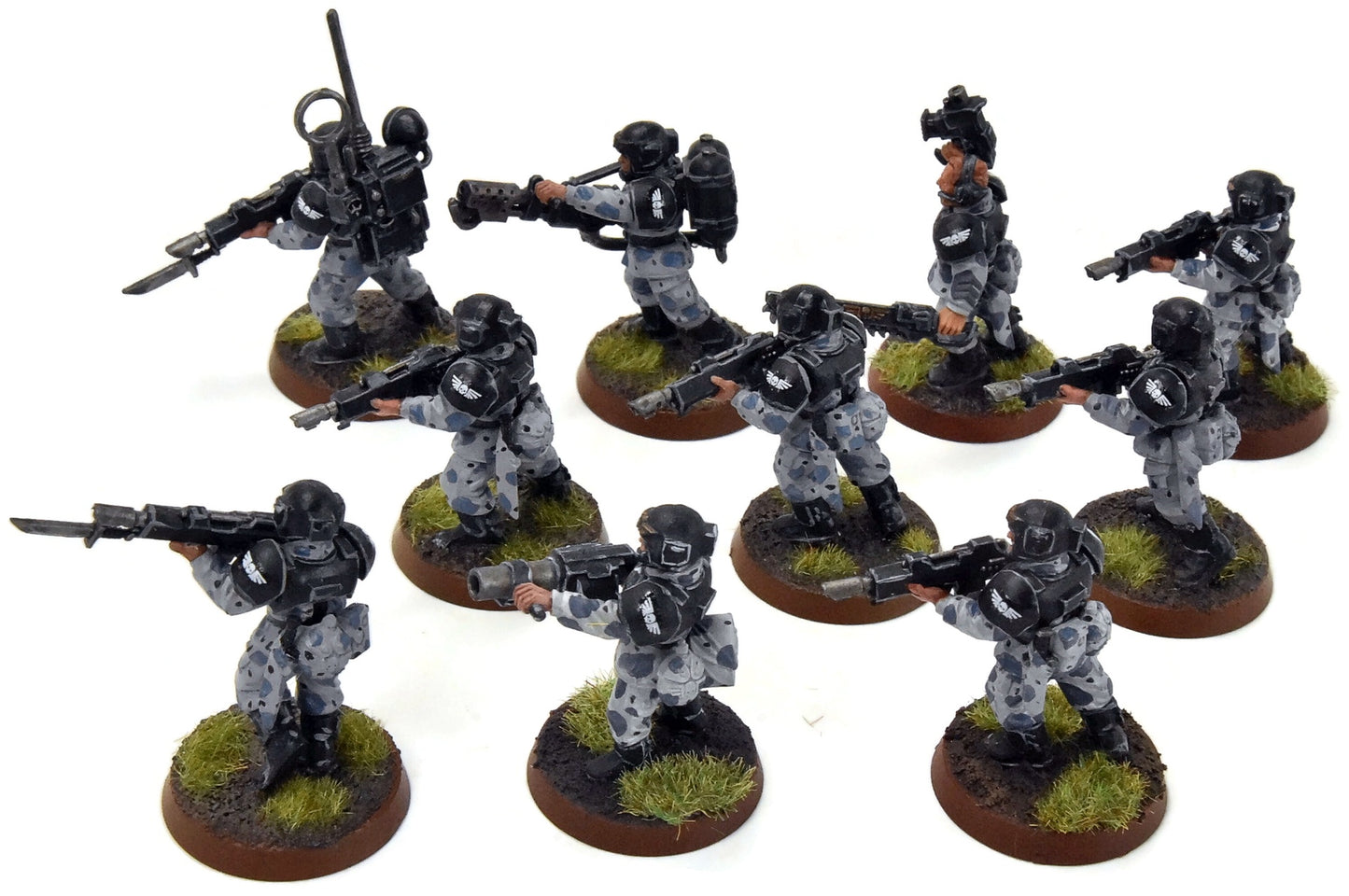 ASTRA MILITARIUM 10 Cadian Shock Troop #12 WELL-PAINTED Warhammer 40K