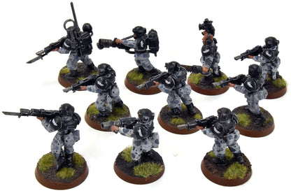ASTRA MILITARIUM 10 Cadian Shock Troop #12 WELL-PAINTED Warhammer 40K