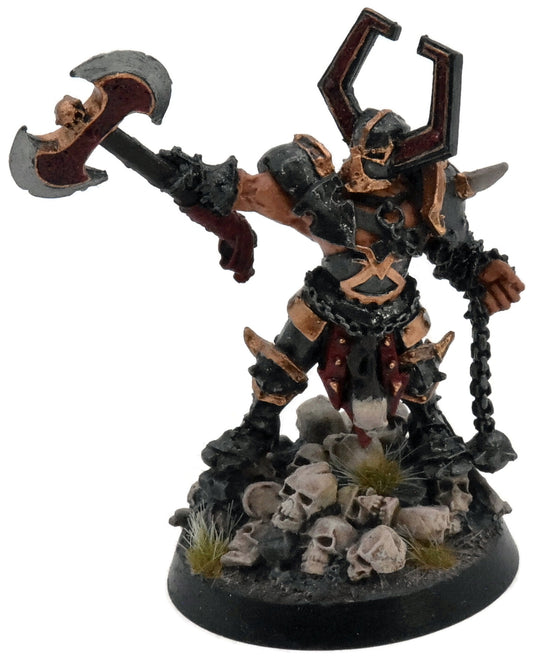 BLADES OF KHORNE Chaos Lord #1 METAL Warhammer Sigmar WELL PAINTED