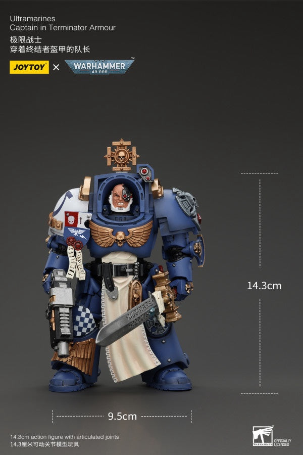 Capitaine en armure Terminator Ultramarines Joy Toy