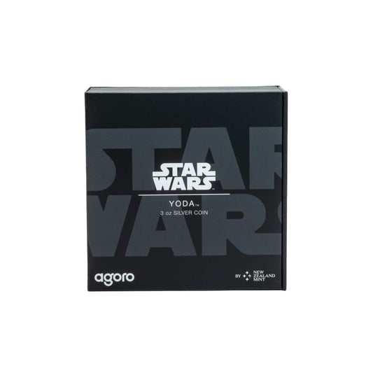 AGORO Star Wars - 3oz Classic - Yoda 3oz Silver Coin