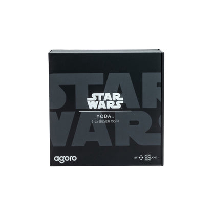AGORO Star Wars - 3oz Classic - Yoda 3oz Silver Coin