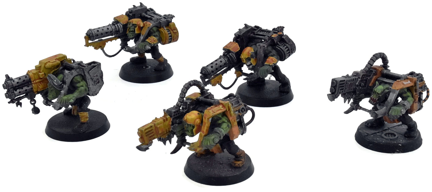ORKS 5 Ork Lootas #1 Warhammer 40K 1056