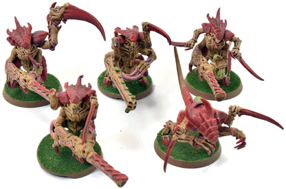 TYRANIDS 5 Warriors #1 broken bits Warhammer 40K WELL PAINTED