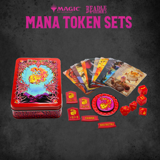 Beadle & Grimms Mtg Mana Token Set Red