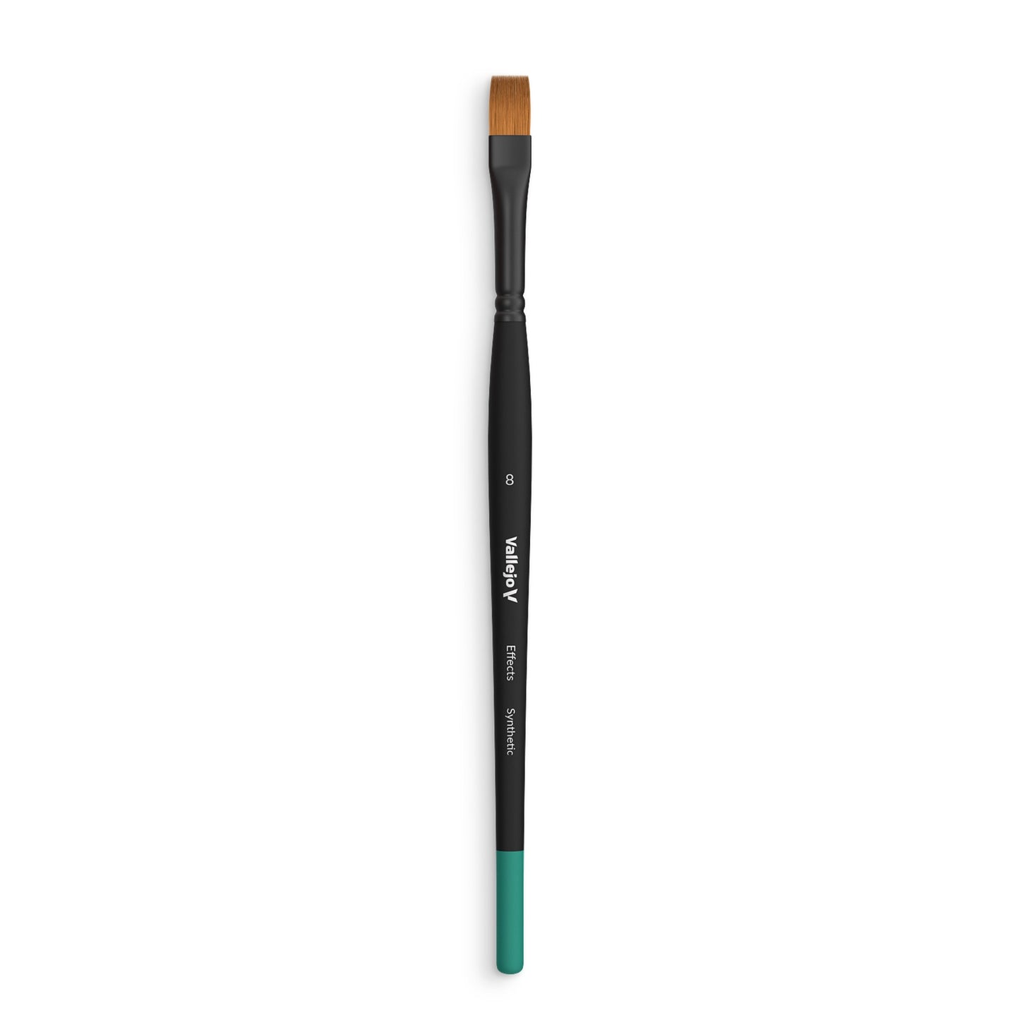 Vallejo - Flat Rectangular Synthetic Brush No. 8 (VAL-B04008)