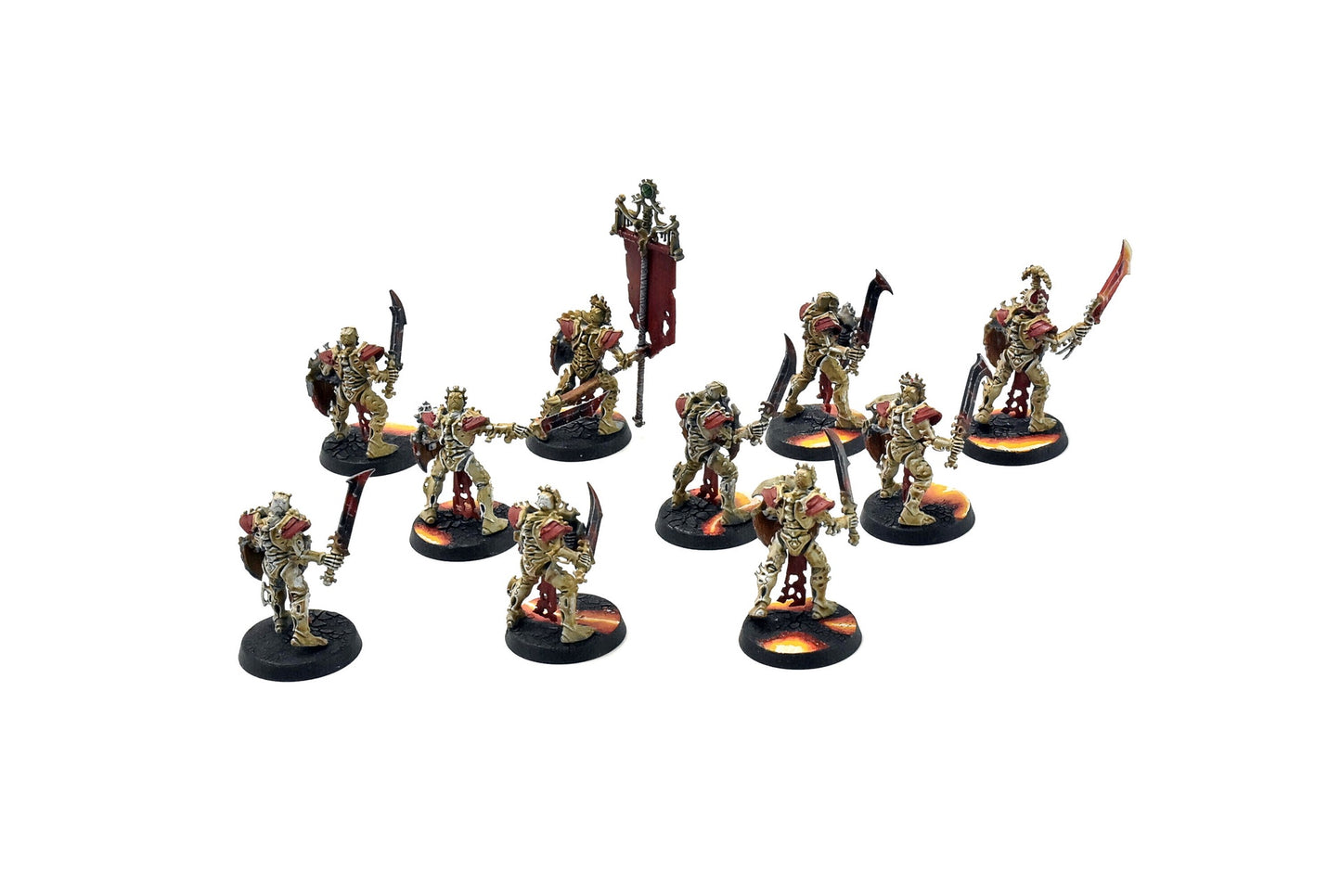 OSSIARCH BONEREAPERS 10 Mortek Guard #1 WELL PAINTED Warhammer Sigmar
