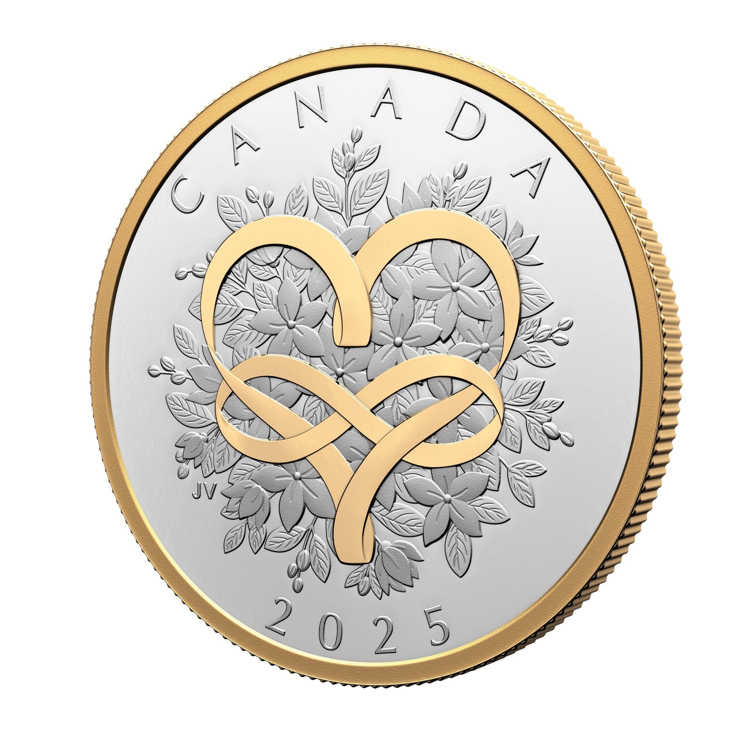 Célébrez l'amour – Pièce de 1 oz en argent fin (2025) (247519)