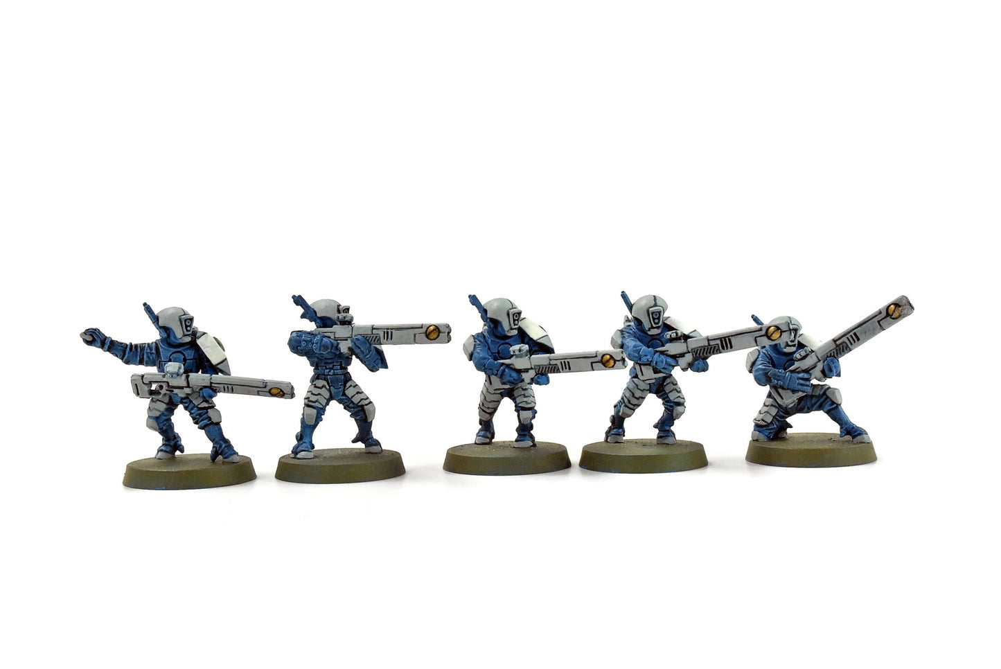 TAU EMPIRE 15 Fire Warriors #1 WELL PAINTED Warhammer 40K