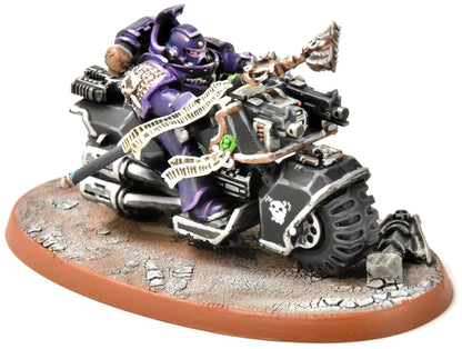 SPACE MARINES Librariran on Bike #4 PRO PAINTED Warhammer 40K