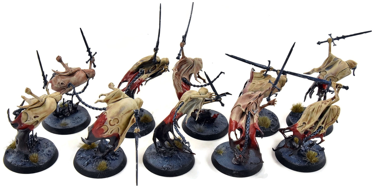 NIGHTHAUNT 10 Bladegheist Revenants #1 WELL PAINTED Sigmar