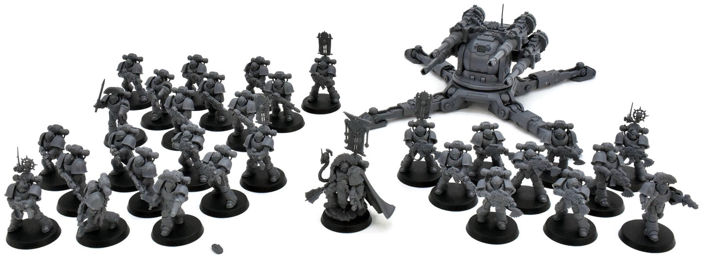 SATURNINE HALF BOX ARMY LOYALIST TRAITOR #2 Assembled 30K Platform HORUS HERESY
