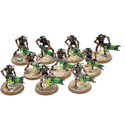 NECRONS 10 Warriors #5 WELL PAINTED Warhammer 40K