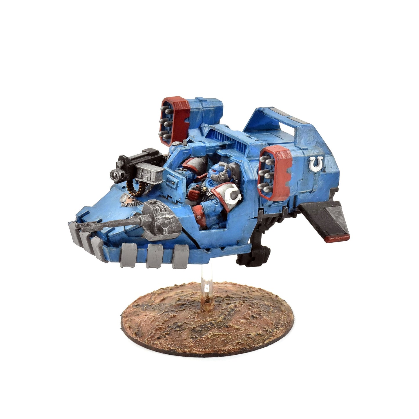 SPACE MARINES Land Speeder #1 WELL PAINTED Warhammer 40K