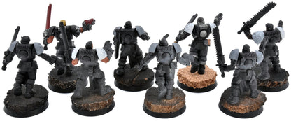 SPACE MARINES 8 Black Templars Primaris Crusader Squad #1 Warhammer 40K