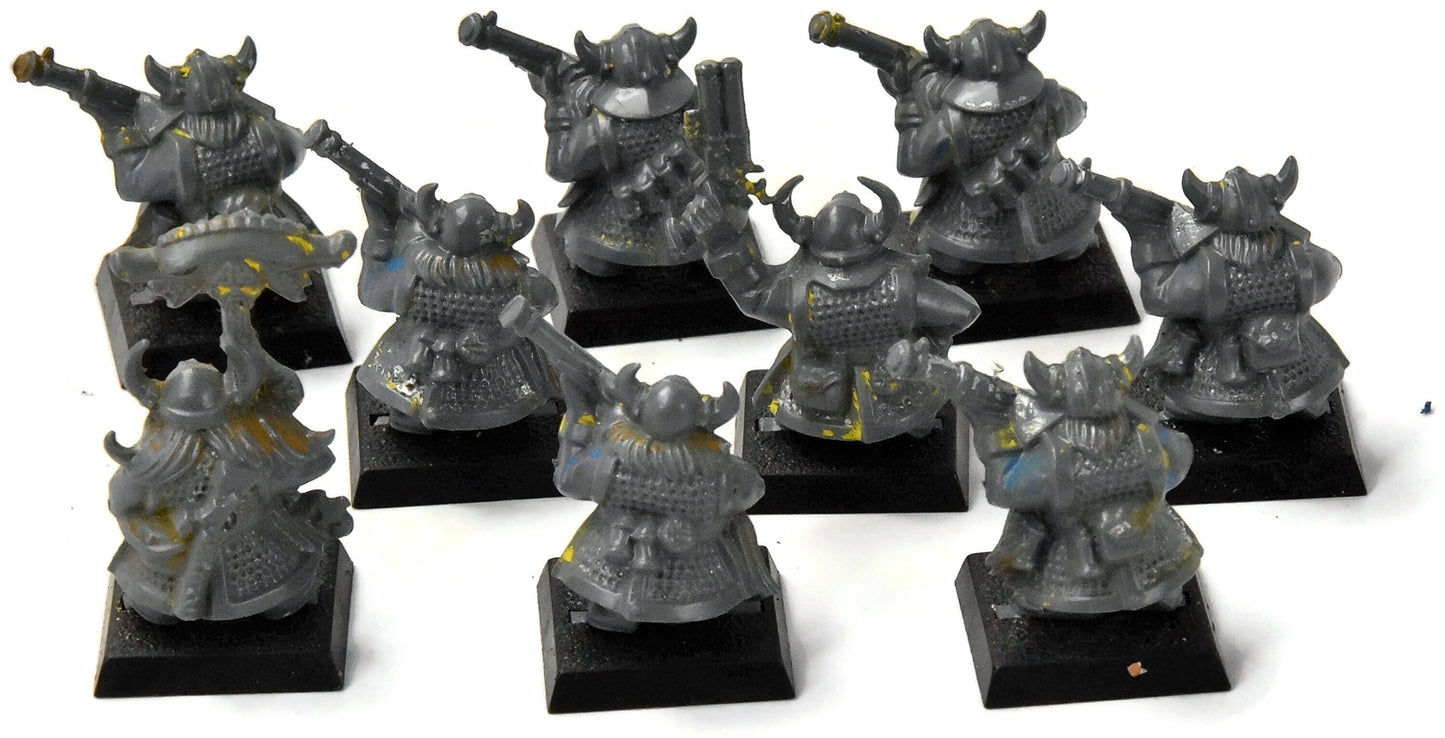 DWARFS 9 Thunderer #1 Warhammer Fantasy Skull pass Cleaned
