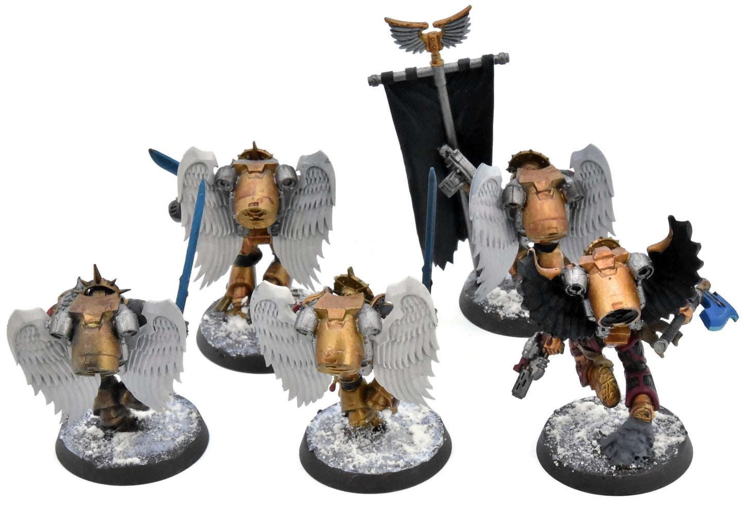 BLOOD ANGELS 5 Sanguinary Guards #2 Warhammer 40K 6192