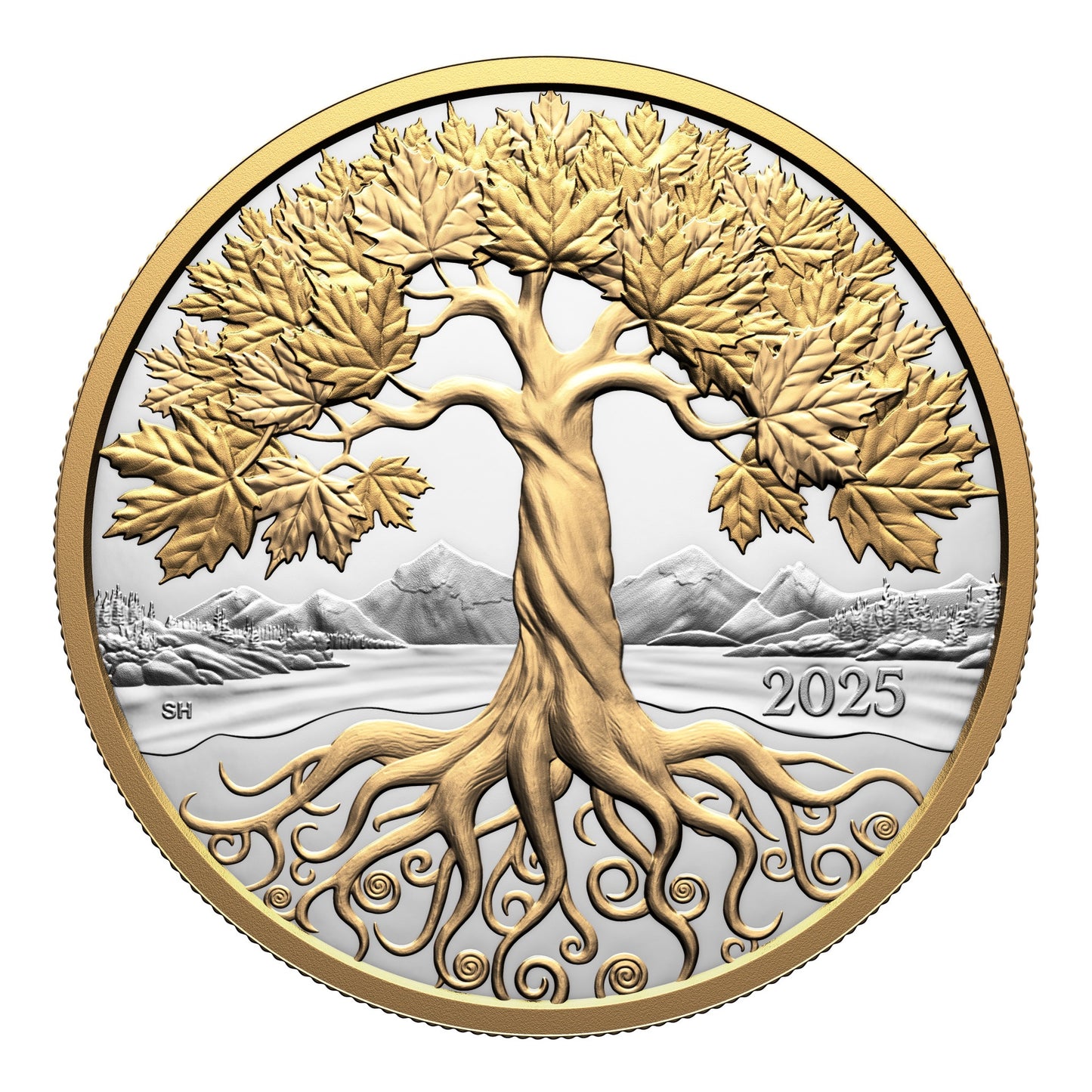 $50 Fine Silver Coin - Maple Tree Of Life 2025