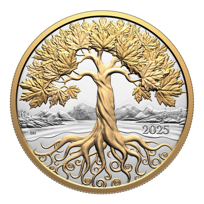 $50 Fine Silver Coin - Maple Tree Of Life 2025