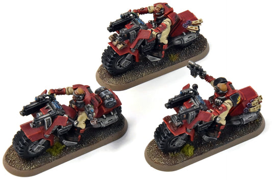 BLOOD ANGELS 3 Scouts Bike #1 PRO PAINTED Warhammer 40K Bikes