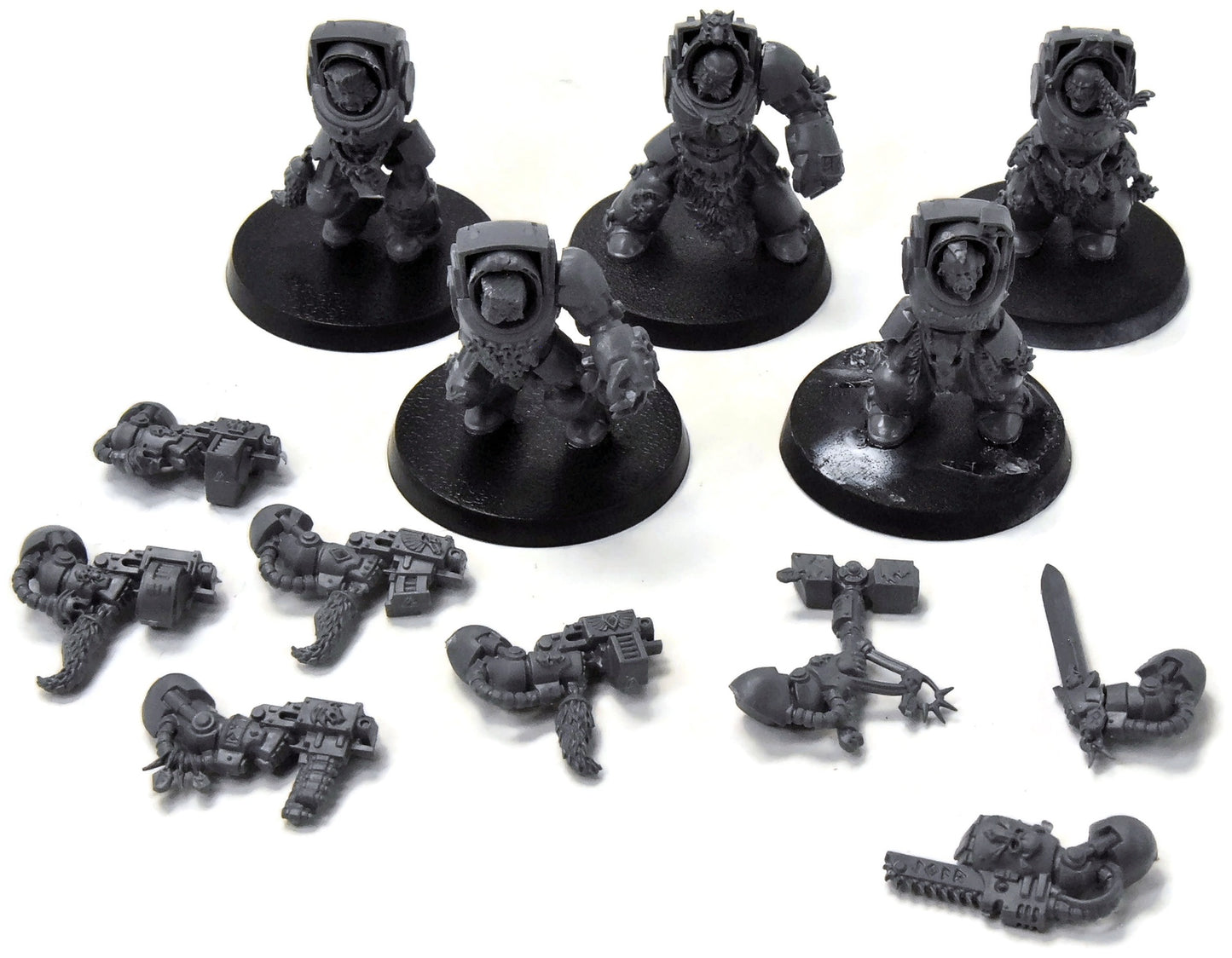 SPACE WOLVES 5 Wolf Guard Terminator 1 missing paladin Warhammer 40K
