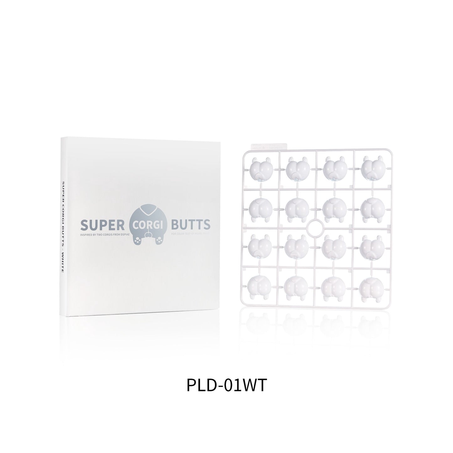 DSPIAE Super Corgi Butt Color Testing Piece - White