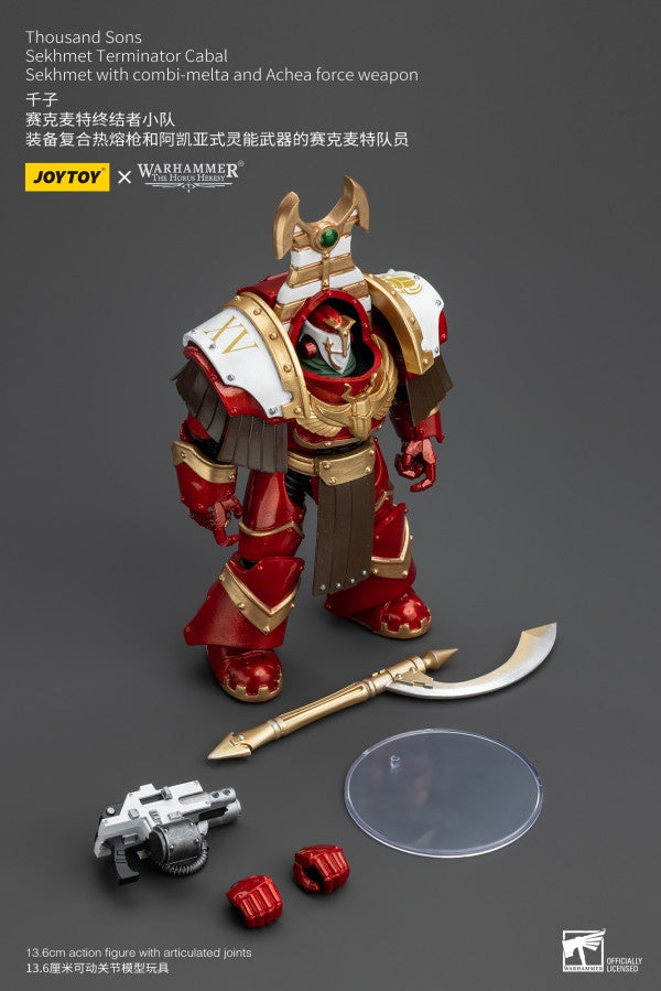 Sekhmet Terminator Cabal Sekhmet With Combi-Melta And Achea Force Weapon Joy Toy